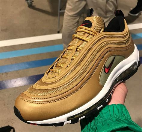 nike 97 gold schwarz herren|Nike Air Max 97 Gold Medal Men's .